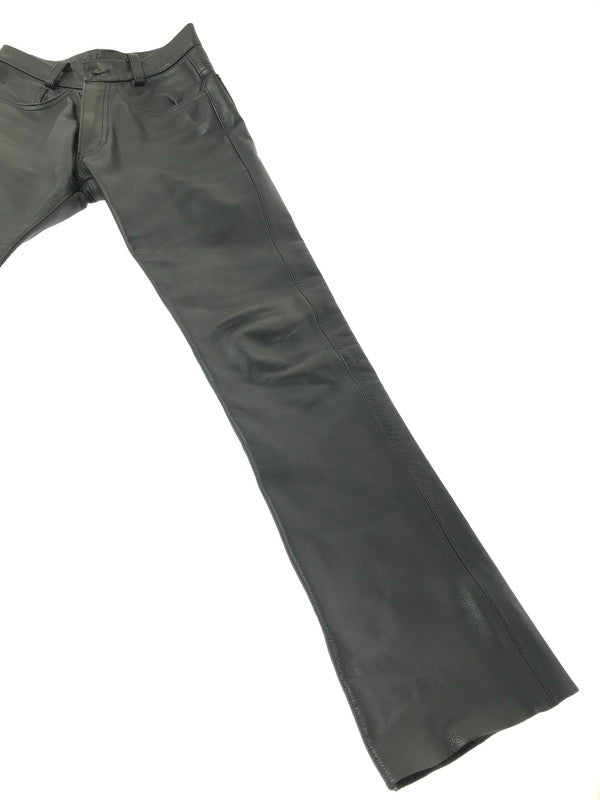 【中古品】【メンズ】 DEVILS デビルズ LEATHER PANTS レザーパンツ ボトムス 156-261014-na-19-tagh サイズ：28 カラー：ブラック 万代Net店