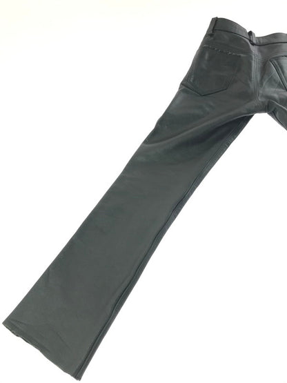 【中古品】【メンズ】 DEVILS デビルズ LEATHER PANTS レザーパンツ ボトムス 156-261014-na-19-tagh サイズ：28 カラー：ブラック 万代Net店