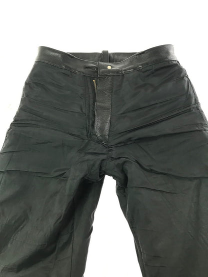 【中古品】【メンズ】 DEVILS デビルズ LEATHER PANTS レザーパンツ ボトムス 156-261014-na-19-tagh サイズ：28 カラー：ブラック 万代Net店