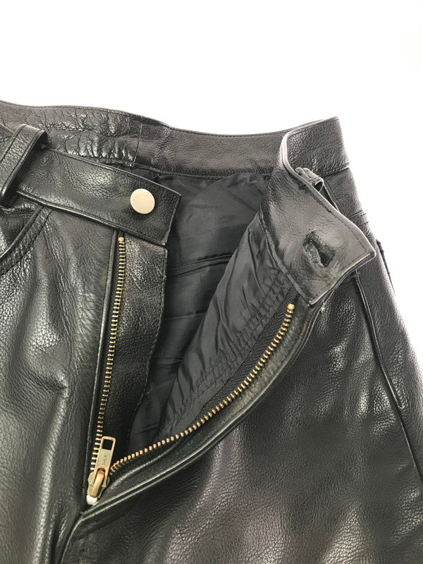 【中古品】【メンズ】 DEVILS デビルズ LEATHER PANTS レザーパンツ ボトムス 156-261014-na-19-tagh サイズ：28 カラー：ブラック 万代Net店