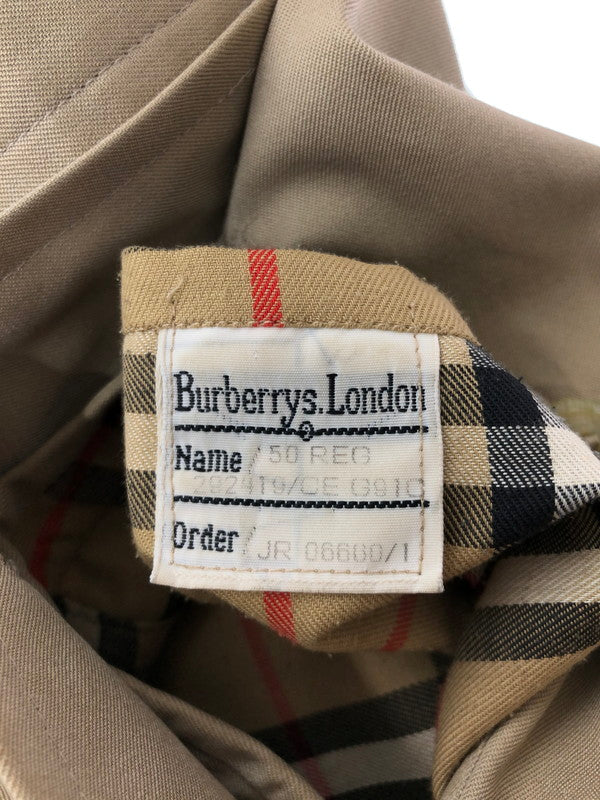 【現状渡し品】【メンズ】 BURBERRYS バーバリーズ TRENCH COAT トレンチコート ライトアウター 141-260909-na-21-tagh サイズ：サイズ不明 下記参照 カラー：ベージュ系 万代Net店