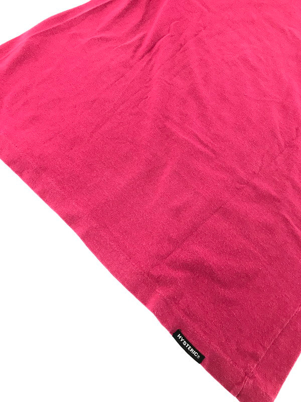 【中古品】【メンズ】 OLD HYSTERIC GLAMOUR オールド ヒステリックグラマー TO MAKE U FUCT UP T-SHIRT 2CT-2178 ショートスリーブ Tシャツ トップス 140-260819-rt-12-tag サイズ：L カラー：ピンク 万代Net店