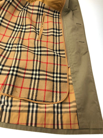 【中古品】【メンズ】 BURBERRYS バーバリーズ LINER SOUTIEN COLLAR COAT WR055-931-75 ライナー付き ステンカラーコート ライトアウター 141-260909-na-20-tagh サイズ：サイズ不明 下記参照 カラー：カーキ系 万代Net店