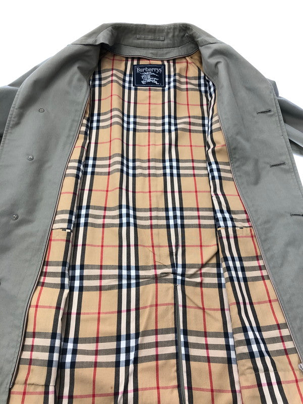 【中古品】【メンズ】 BURBERRYS バーバリーズ LINER SOUTIEN COLLAR COAT WR055-931-75 ライナー付き ステンカラーコート ライトアウター 141-260909-na-20-tagh サイズ：サイズ不明 下記参照 カラー：カーキ系 万代Net店