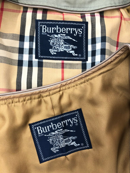【中古品】【メンズ】 BURBERRYS バーバリーズ LINER SOUTIEN COLLAR COAT WR055-931-75 ライナー付き ステンカラーコート ライトアウター 141-260909-na-20-tagh サイズ：サイズ不明 下記参照 カラー：カーキ系 万代Net店