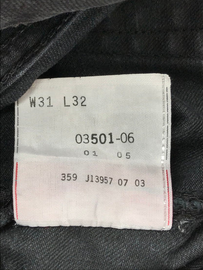 【中古品】【メンズ】 LEVI'S リーバイス DENIM PANTS 03501-06 刻印359 デニムパンツ 157-260819-rt-28-tag サイズ：W31 L32 カラー：ブラック 万代Net店