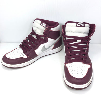 【中古品】【メンズ】 NIKE ナイキ AIR JORDAN 1 HIGH OG BORDEAUX 555088-611 エア ジョーダン ハイ オージー ボルドー AJ1 160-260825-su-04-tagh サイズ：28/US10 カラー：ワインレッド 万代Net店