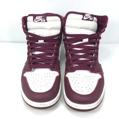 【中古品】【メンズ】 NIKE ナイキ AIR JORDAN 1 HIGH OG BORDEAUX 555088-611 エア ジョーダン ハイ オージー ボルドー AJ1 160-260825-su-04-tagh サイズ：28/US10 カラー：ワインレッド 万代Net店