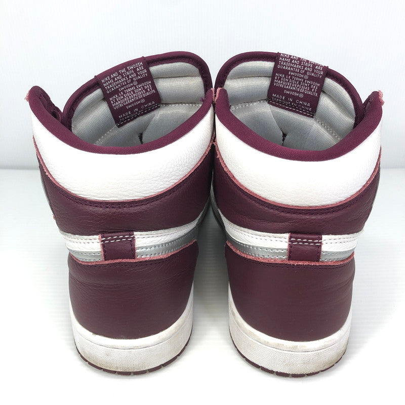 【中古品】【メンズ】 NIKE ナイキ AIR JORDAN 1 HIGH OG BORDEAUX 555088-611 エア ジョーダン ハイ オージー ボルドー AJ1 160-260825-su-04-tagh サイズ：28/US10 カラー：ワインレッド 万代Net店