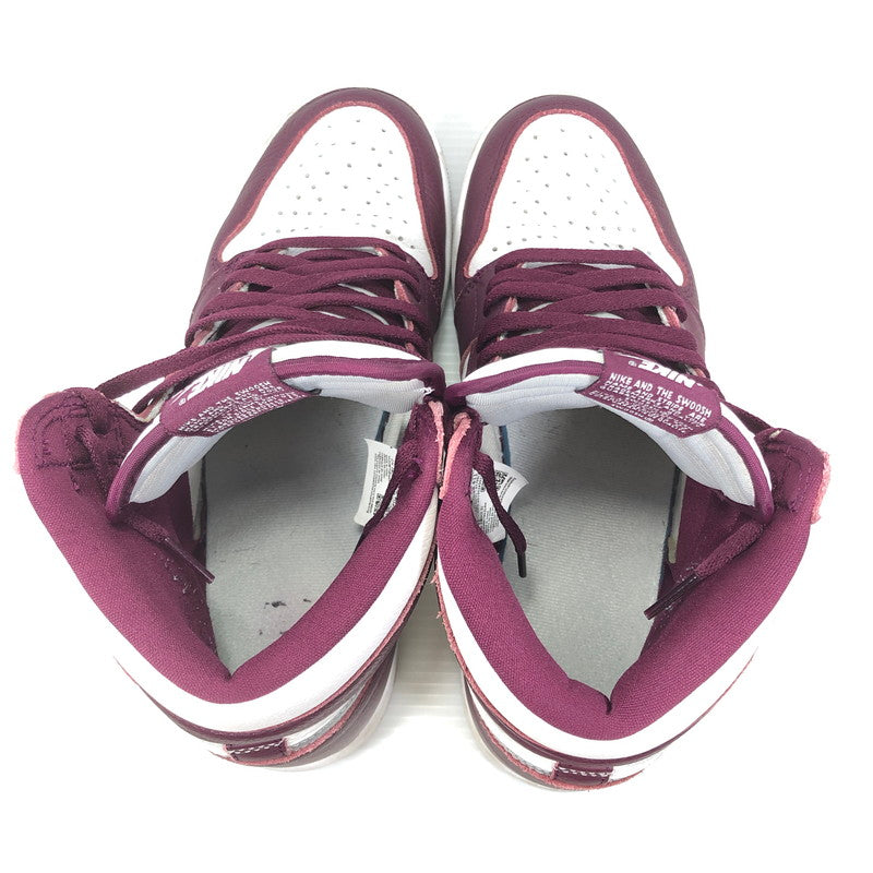 【中古品】【メンズ】 NIKE ナイキ AIR JORDAN 1 HIGH OG BORDEAUX 555088-611 エア ジョーダン ハイ オージー ボルドー AJ1 160-260825-su-04-tagh サイズ：28/US10 カラー：ワインレッド 万代Net店
