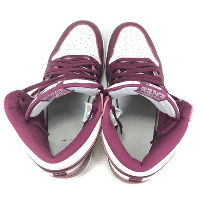 【中古品】【メンズ】 NIKE ナイキ AIR JORDAN 1 HIGH OG BORDEAUX 555088-611 エア ジョーダン ハイ オージー ボルドー AJ1 160-260825-su-04-tagh サイズ：28/US10 カラー：ワインレッド 万代Net店