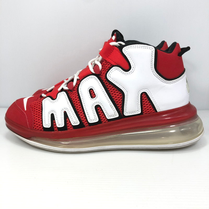 【中古品】【メンズ】 NIKE ナイキ AIR MORE UPTEMPO 720 UNIVERSITY RED CJ3662-600 モアテン 720 ユニバーシティ 160-260825-su-10-tagh サイズ：28/US10 カラー：レッド 万代Net店