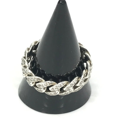【中古品】【メンズ】 AVALANCHE アヴァランチ SV925 ZILCONIA MIAMI RING ジルコニア ミアミ リング シルバーアクセサリー 192-260819-su-03-tagh カラー：シルバー 15号 万代Net店