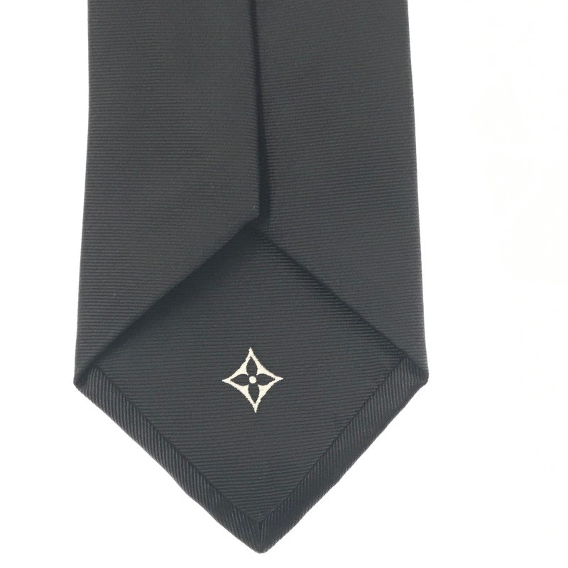 【中古品】【メンズ】 LOUIS VUITTON ルイ・ヴィトン SIGNATURE TIE M98645 MR2246 ネクタイ・シグネチャー 179-260818-rt-37-tag カラー：ブラック 万代Net店