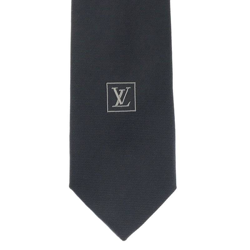 【中古品】【メンズ】 LOUIS VUITTON ルイ・ヴィトン SIGNATURE TIE M98645 MR2246 ネクタイ・シグネチャー 179-260818-rt-37-tag カラー：ブラック 万代Net店