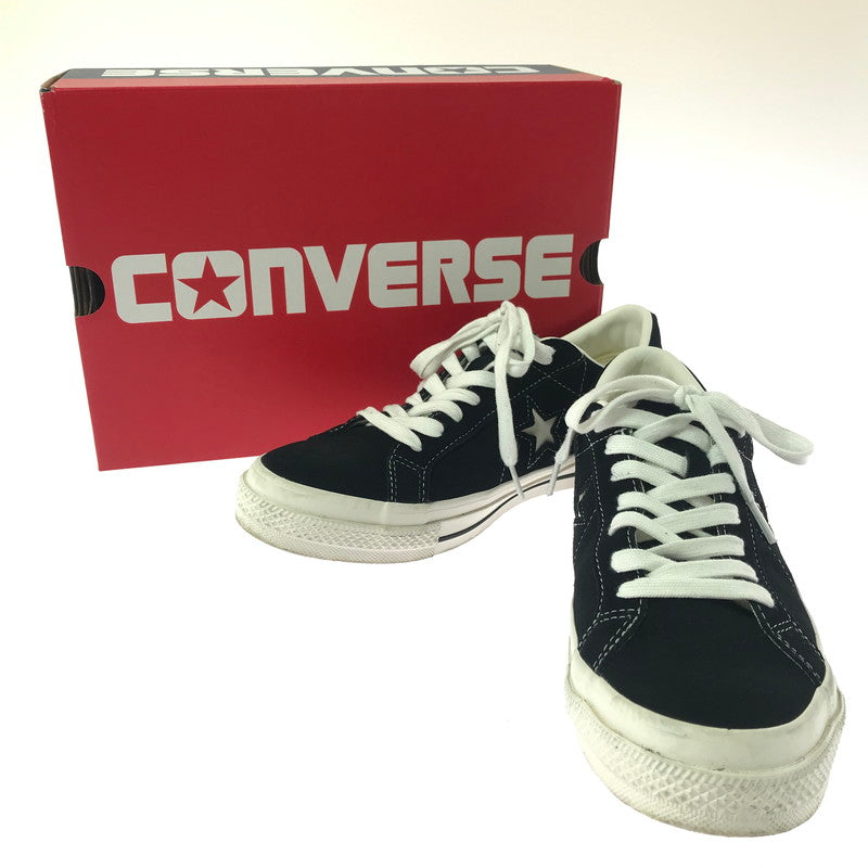 【中古品】【メンズ】 CONVERSE コンバース ONE STAR SUEDE BLACK 35200860 ワン スター スエード ブラック スニーカー 靴 162-260906-rt-38-tagh サイズ：27cm US8.5 カラー：ブラック 万代Net店