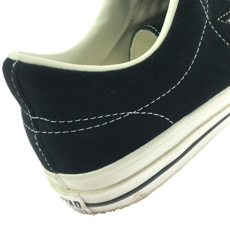 【中古品】【メンズ】 CONVERSE コンバース ONE STAR SUEDE BLACK 35200860 ワン スター スエード ブラック スニーカー 靴 162-260906-rt-38-tagh サイズ：27cm US8.5 カラー：ブラック 万代Net店