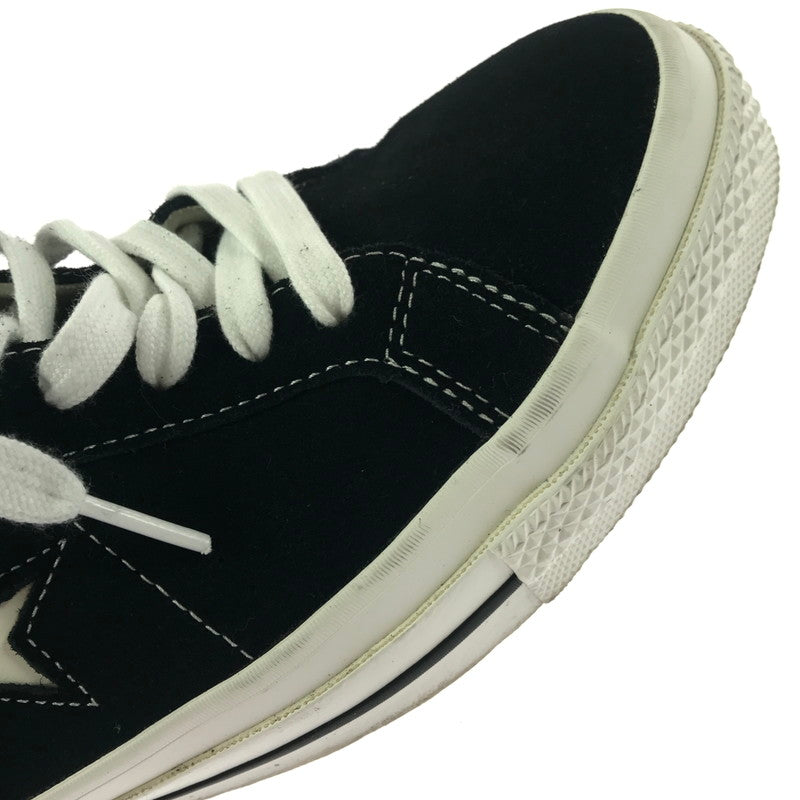 【中古品】【メンズ】 CONVERSE コンバース ONE STAR SUEDE BLACK 35200860 ワン スター スエード ブラック スニーカー 靴 162-260906-rt-38-tagh サイズ：27cm US8.5 カラー：ブラック 万代Net店