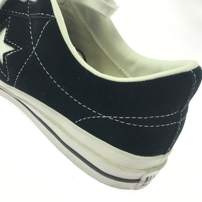 【中古品】【メンズ】 CONVERSE コンバース ONE STAR SUEDE BLACK 35200860 ワン スター スエード ブラック スニーカー 靴 162-260906-rt-38-tagh サイズ：27cm US8.5 カラー：ブラック 万代Net店