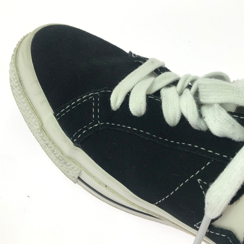 【中古品】【メンズ】 CONVERSE コンバース ONE STAR SUEDE BLACK 35200860 ワン スター スエード ブラック スニーカー 靴 162-260906-rt-38-tagh サイズ：27cm US8.5 カラー：ブラック 万代Net店