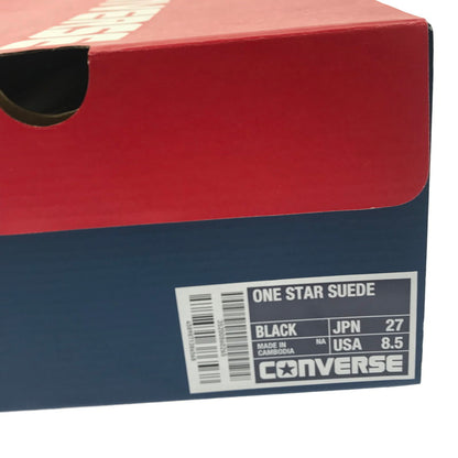 【中古品】【メンズ】 CONVERSE コンバース ONE STAR SUEDE BLACK 35200860 ワン スター スエード ブラック スニーカー 靴 162-260906-rt-38-tagh サイズ：27cm US8.5 カラー：ブラック 万代Net店