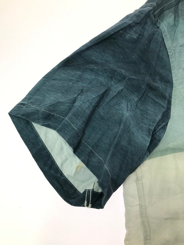 【中古品】【メンズ】 STUSSY ステューシー DICE PAINTING SHIRT BLUE ダイス ペインティング シャツ トップス 142-260818-rt-45-tag カラー：ブルー 万代Net店