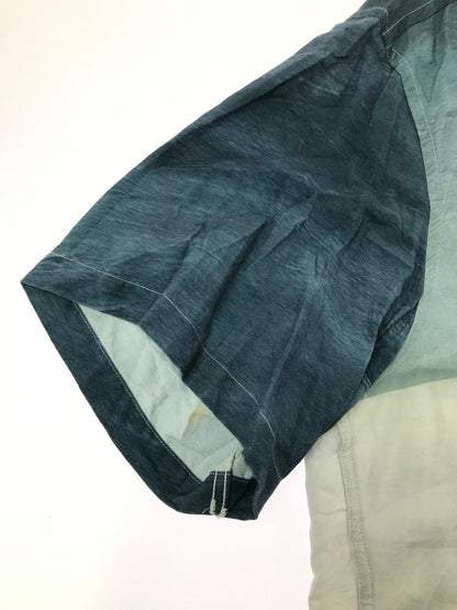 【中古品】【メンズ】 STUSSY ステューシー DICE PAINTING SHIRT BLUE ダイス ペインティング シャツ トップス 142-260818-rt-45-tag カラー：ブルー 万代Net店