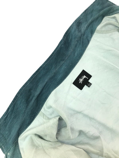 【中古品】【メンズ】 STUSSY ステューシー DICE PAINTING SHIRT BLUE ダイス ペインティング シャツ トップス 142-260818-rt-45-tag カラー：ブルー 万代Net店