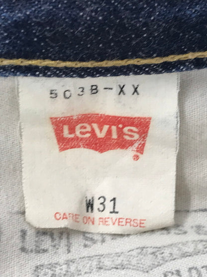 【中古品】【メンズ】 LEVI'S リーバイス BIG-E 90's 503B DENIM PANTS 503B-XX 日本製 J22刻印 96年製 デニム パンツ ボトムス ジーンズ 157-260819-rt-37-tag サイズ：W31 カラー：インディゴ 万代Net店