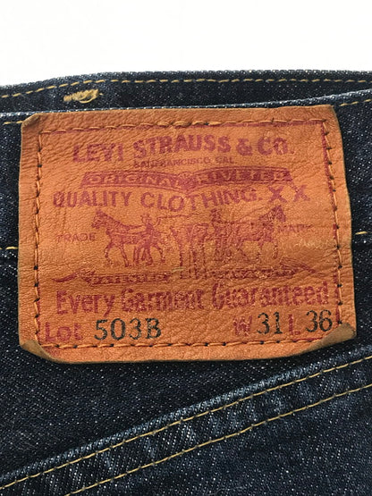 【中古品】【メンズ】 LEVI'S リーバイス BIG-E 90's 503B DENIM PANTS 503B-XX 日本製 J22刻印 96年製 デニム パンツ ボトムス ジーンズ 157-260819-rt-37-tag サイズ：W31 カラー：インディゴ 万代Net店