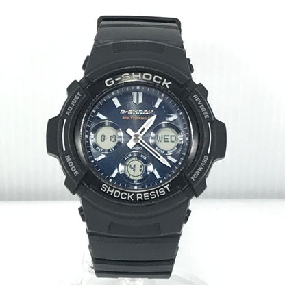 【現状渡し品】【メンズ】 G-SHOCK ジーショック AWG-100 M100 SERIES AWG-M100SB-2AJF アナデジ クォーツ 腕時計 ステンレススチール 196-260819-su-06-tagh カラー：ブラック 万代Net店