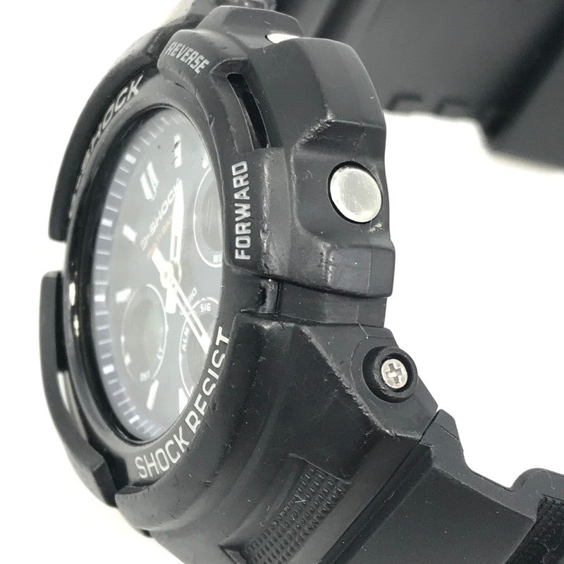 【現状渡し品】【メンズ】 G-SHOCK ジーショック AWG-100 M100 SERIES AWG-M100SB-2AJF アナデジ クォーツ 腕時計 ステンレススチール 196-260819-su-06-tagh カラー：ブラック 万代Net店