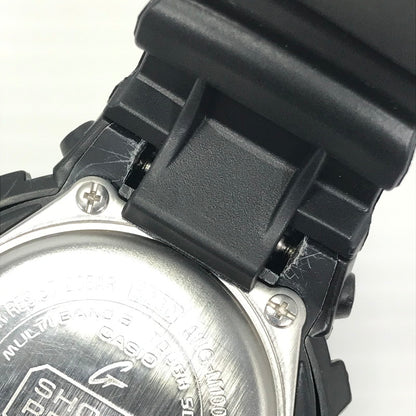 【現状渡し品】【メンズ】 G-SHOCK ジーショック AWG-100 M100 SERIES AWG-M100SB-2AJF アナデジ クォーツ 腕時計 ステンレススチール 196-260819-su-06-tagh カラー：ブラック 万代Net店