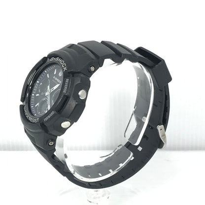 【現状渡し品】【メンズ】 G-SHOCK ジーショック AWG-100 M100 SERIES AWG-M100SB-2AJF アナデジ クォーツ 腕時計 ステンレススチール 196-260819-su-06-tagh カラー：ブラック 万代Net店