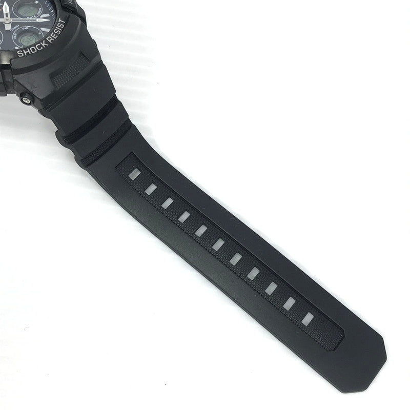 【現状渡し品】【メンズ】 G-SHOCK ジーショック AWG-100 M100 SERIES AWG-M100SB-2AJF アナデジ クォーツ 腕時計 ステンレススチール 196-260819-su-06-tagh カラー：ブラック 万代Net店