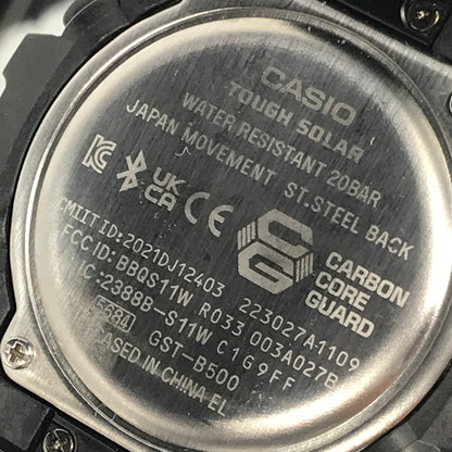 【中古品】【メンズ】 G-SHOCK ジーショック G-STEEL GST-B500 SERIES GST-B500BD-1AJF アナデジ クォーツ 腕時計 196-260819-su-07-tagh カラー：ブラック 万代Net店