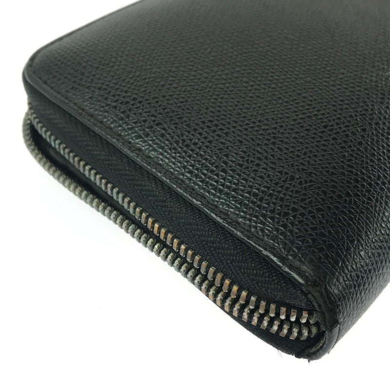 【ジャンク品】【メンズ】 EMPORIO ARMANI エンポリオ・アルマーニ ラウンド ファスナー ウォレット 長財布 200-260908-na-17-tagh カラー：ブラック 万代Net店