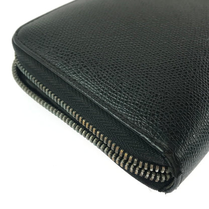 【ジャンク品】【メンズ】 EMPORIO ARMANI エンポリオ・アルマーニ ラウンド ファスナー ウォレット 長財布 200-260908-na-17-tagh カラー：ブラック 万代Net店