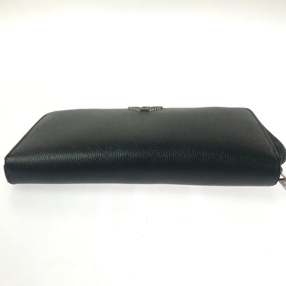 【ジャンク品】【メンズ】 EMPORIO ARMANI エンポリオ・アルマーニ ラウンド ファスナー ウォレット 長財布 200-260908-na-17-tagh カラー：ブラック 万代Net店