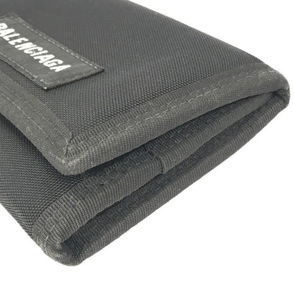 【中古品】【メンズ】 BALENCIAGA バレンシアガ EXPLORER SQUARE COIN WALLET BLACK 507481 エクスプローラースクエア コインケース 財布 181-260819-su-09-tagh カラー：ブラック 万代Net店