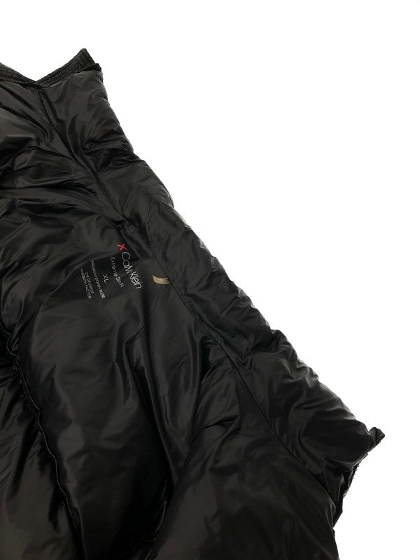 【中古品】【メンズ】 CALVIN KLEIN カルバン クライン EXTREME SLIM FIT DOWN JACKET エクストリーム スリム フィット ダウン ジャケット アウター 141-260822-rt-20-tagh サイズ：XL カラー：ブラック 万代Net店