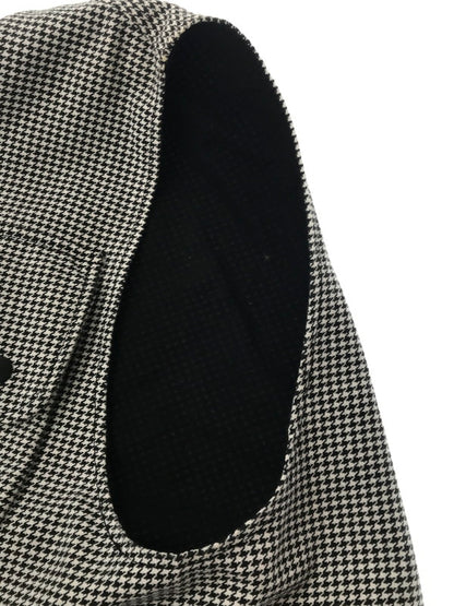 【中古品】【メンズ】 STUSSY ステューシー HOUNDSTOOTH WORK VEST HOUNDSTOOTH 115517 千鳥柄 ワーク ベスト トップス 142-260819-rt-32-tag サイズ：L カラー：ホワイト/ブラック 万代Net店
