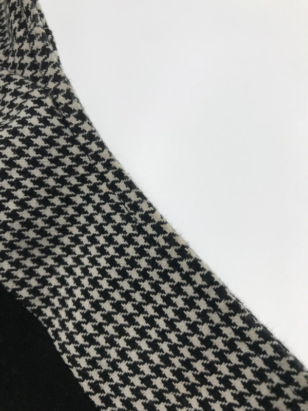 【中古品】【メンズ】 STUSSY ステューシー HOUNDSTOOTH WORK VEST HOUNDSTOOTH 115517 千鳥柄 ワーク ベスト トップス 142-260819-rt-32-tag サイズ：L カラー：ホワイト/ブラック 万代Net店