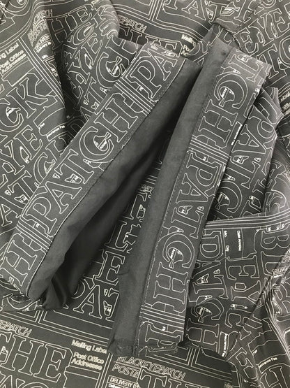 【中古品】【メンズ】 BLACKEYEPATCH ブラックアイパッチ 24AW PRIORITY LABEL S/S RAYON SHIRT BEPFW24TP01 レーヨン シャツ 開襟シャツ トップス 142-260818-rt-46-tag カラー：ブラック 万代Net店
