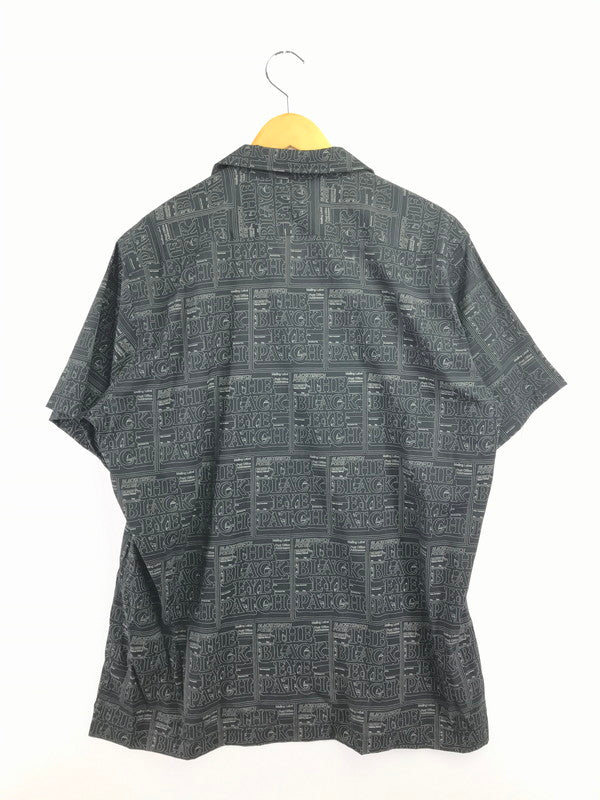 【中古品】【メンズ】 BLACKEYEPATCH ブラックアイパッチ 24AW PRIORITY LABEL S/S RAYON SHIRT BEPFW24TP01 レーヨン シャツ 開襟シャツ トップス 142-260818-rt-46-tag カラー：ブラック 万代Net店