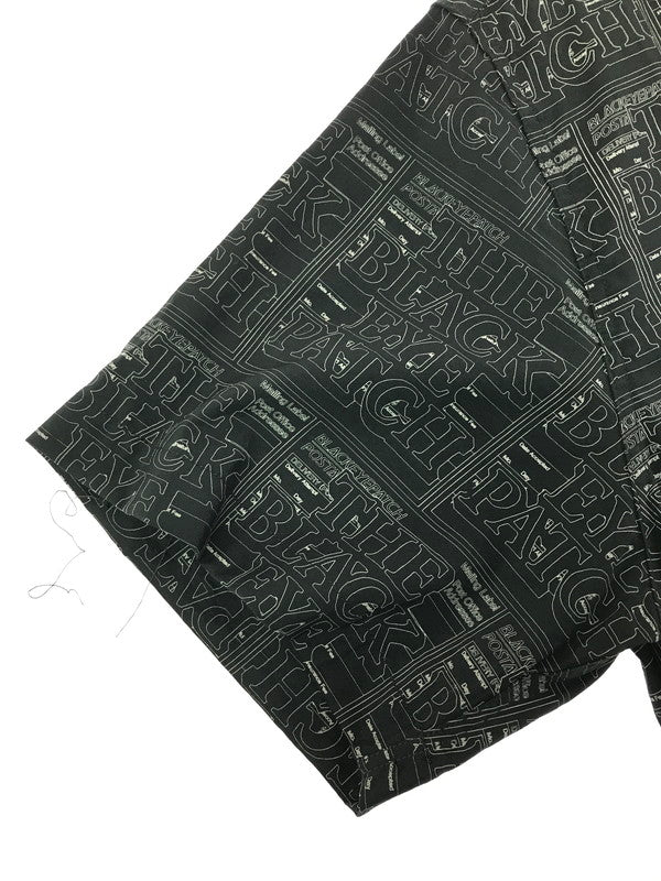 【中古品】【メンズ】 BLACKEYEPATCH ブラックアイパッチ 24AW PRIORITY LABEL S/S RAYON SHIRT BEPFW24TP01 レーヨン シャツ 開襟シャツ トップス 142-260818-rt-46-tag カラー：ブラック 万代Net店