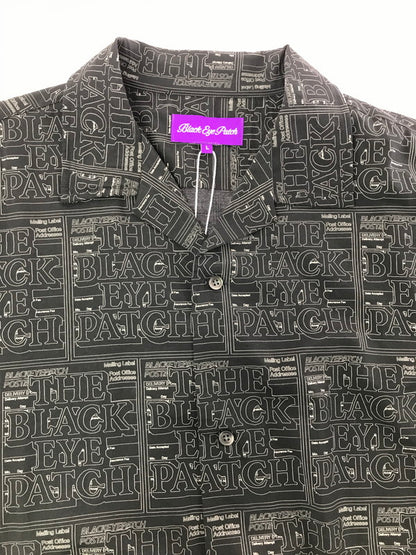 【中古品】【メンズ】 BLACKEYEPATCH ブラックアイパッチ 24AW PRIORITY LABEL S/S RAYON SHIRT BEPFW24TP01 レーヨン シャツ 開襟シャツ トップス 142-260818-rt-46-tag カラー：ブラック 万代Net店