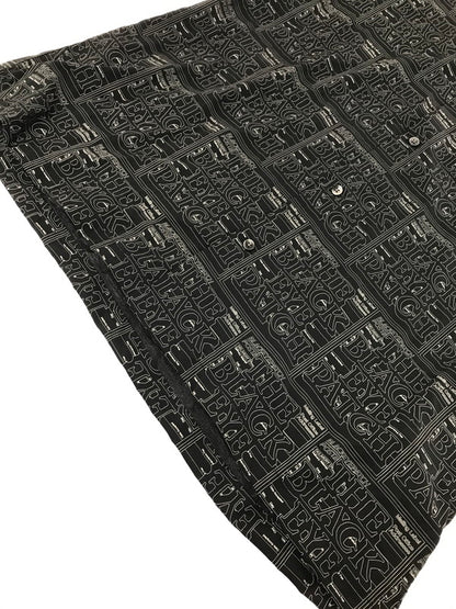 【中古品】【メンズ】 BLACKEYEPATCH ブラックアイパッチ 24AW PRIORITY LABEL S/S RAYON SHIRT BEPFW24TP01 レーヨン シャツ 開襟シャツ トップス 142-260818-rt-46-tag カラー：ブラック 万代Net店