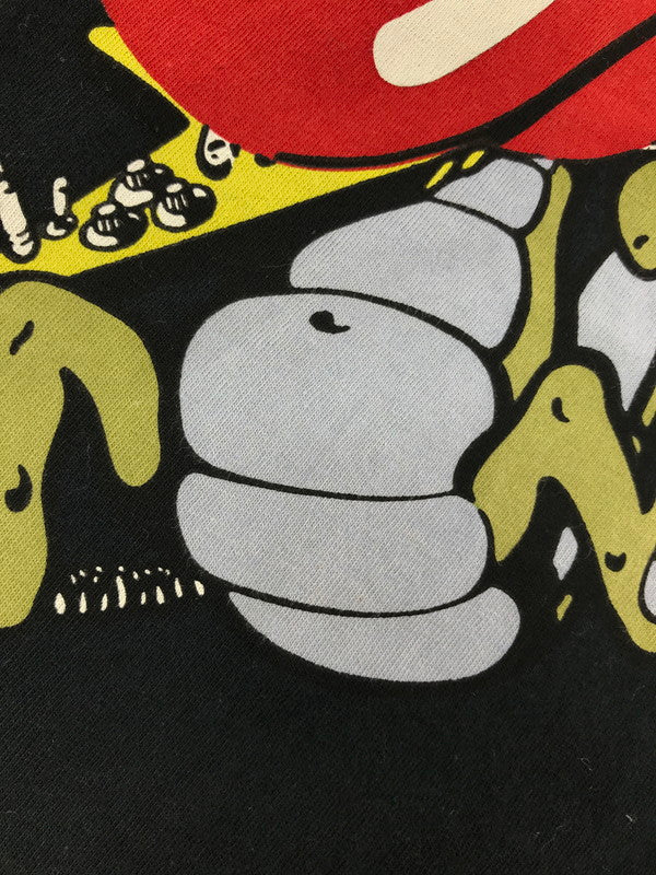 【中古品】【メンズ】 HYSTERIC GLAMOUR ヒステリックグラマー THE ROLLING STONES TOUNGE DINOSAUR T-SHIRT 02253CT10 半袖Tシャツ トップス 140-260818-rt-43-tag カラー：ブラック 万代Net店