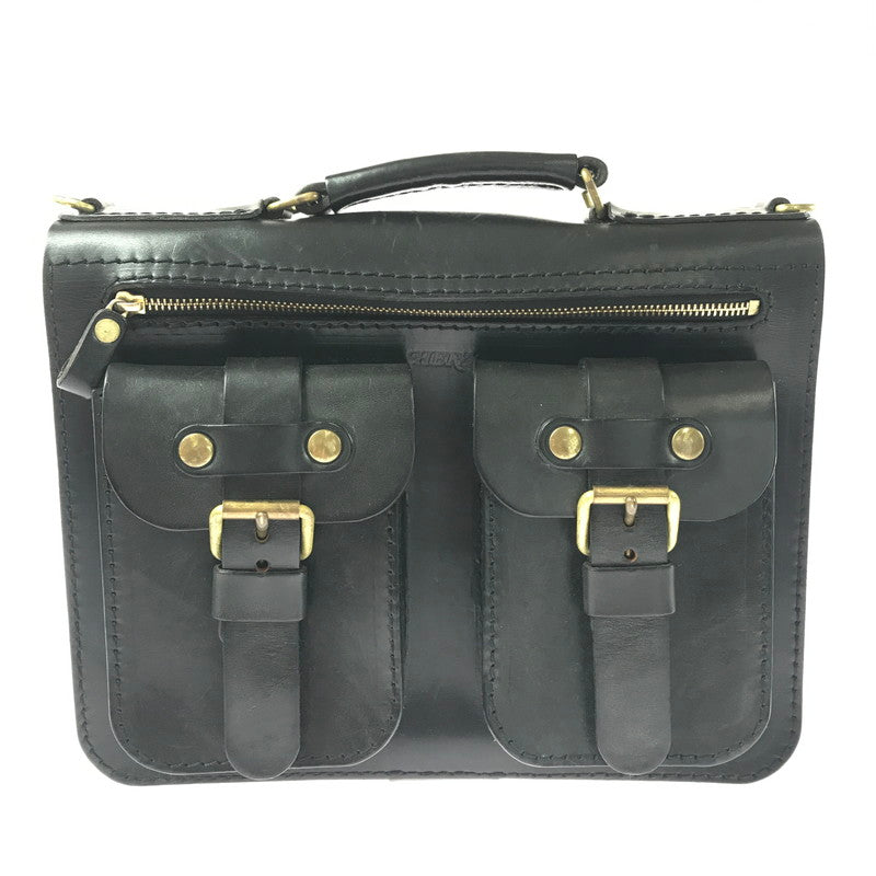【中古品】【メンズ/レディース】 HERZ 2POCKET 2WAY SHOULDER BAG A-19-BK 2ポケット 2ウェイ ショルダーバッグ カバン 188-260827-ki-06-tagh カラー：ブラック 万代Net店